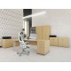 Rayleigh Panel End Desk with 800 Deep Pedestal Set